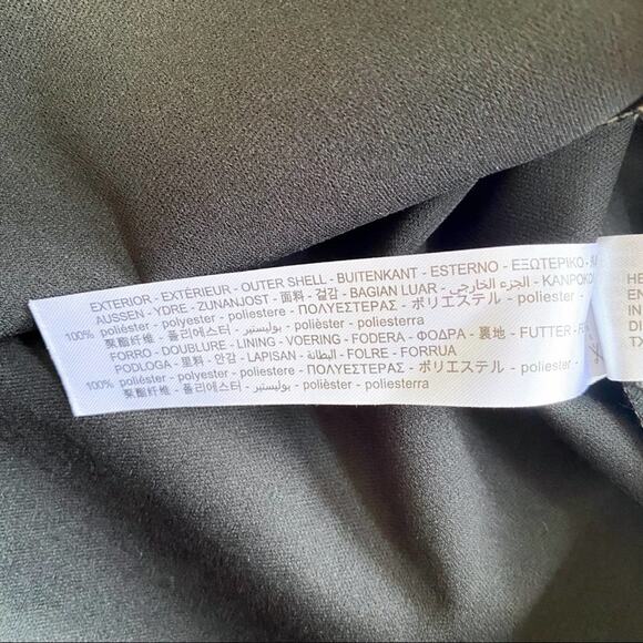 NWT Zara Gray‎ Water Repellent Zip Mini Skirt - Picture 6 of 7